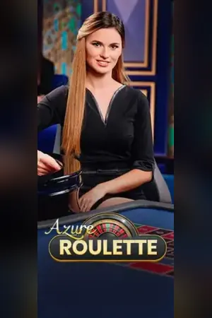 Živý stôl Roulette Azure s krupiérkou
